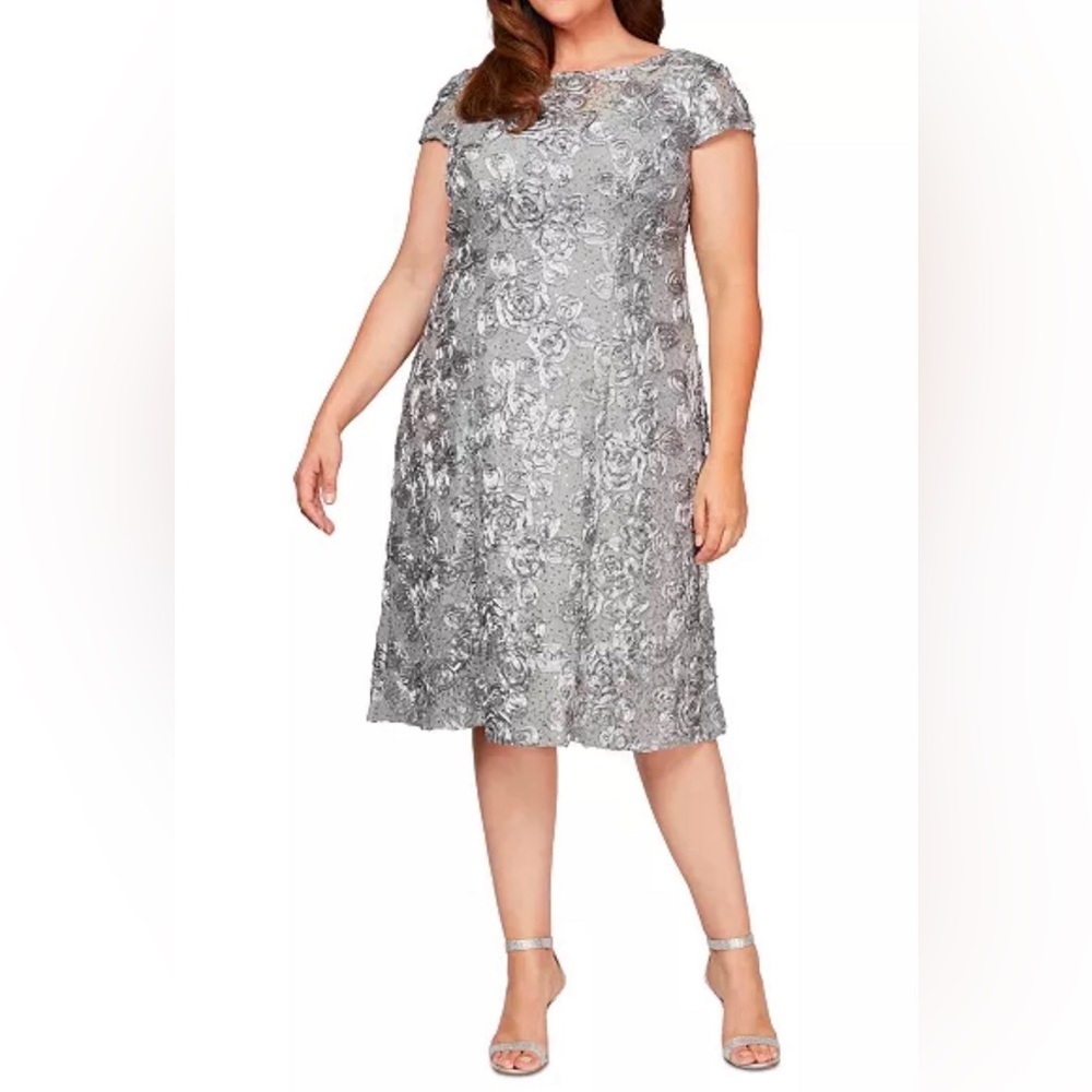 Alex Evenings Rosette Dress